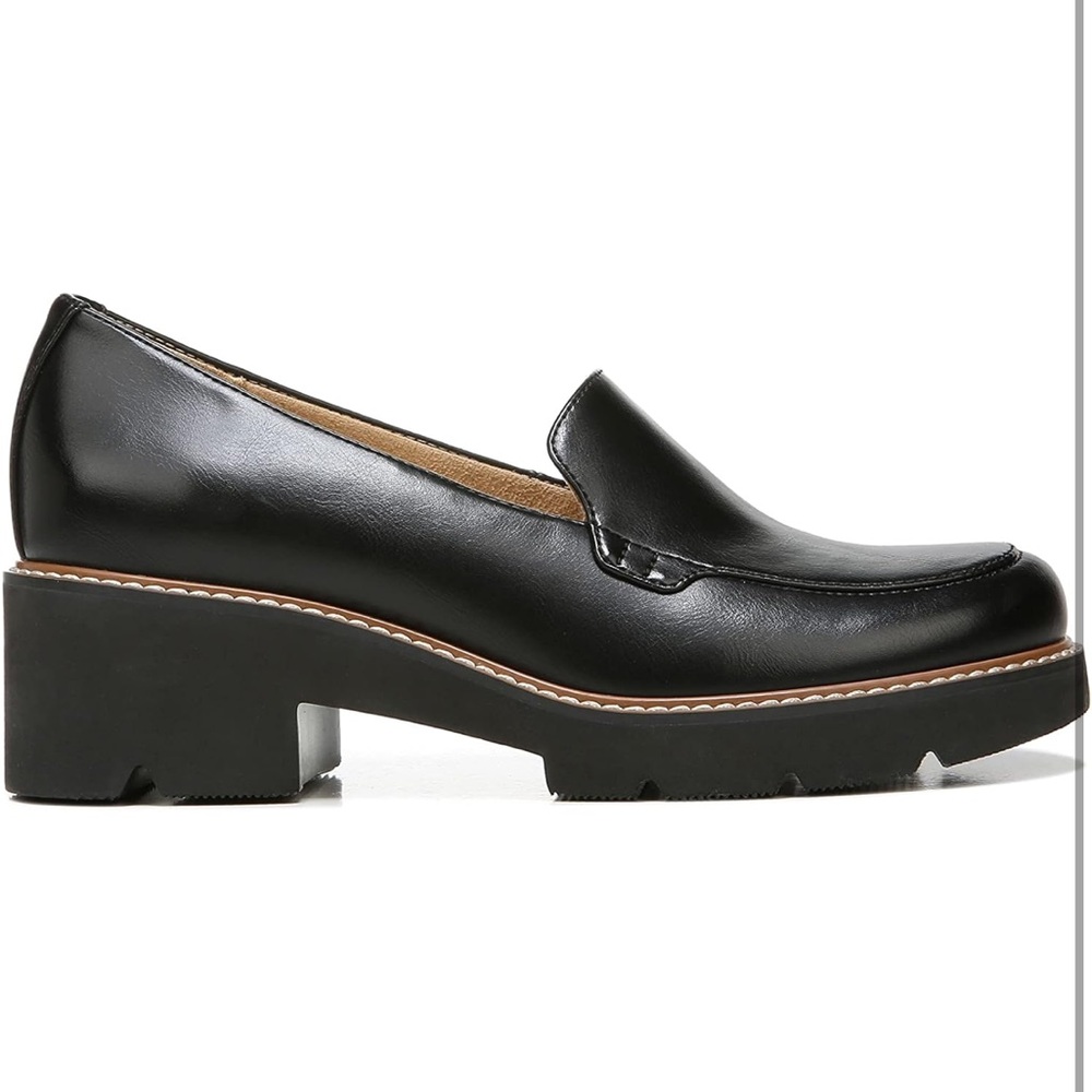 New In Box Naturalizer Black Leather Cabaret Slip-on Loafer size 7.5 - Picture 4 of 13